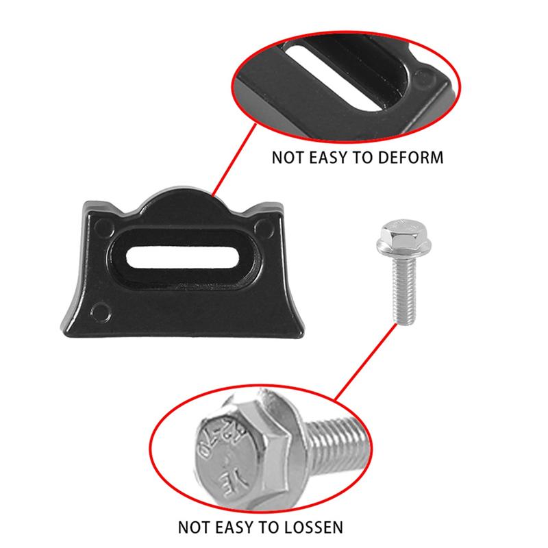 Tailgate Latch Stopper Rear Trunk Door Latch Tailgate Limiter Tail Gate Stop For Jeep Wrangler JL 2018- Car Parts