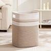Large Capacity Woven Cotton Laundry Hamper and Storage Basket
