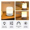 USB Touch Night Lamp LED Lamp Switch Rechargeable Three Colors Lights Bedroom Portable Table Bedside Night Lamp Let you Sleep Comfortably