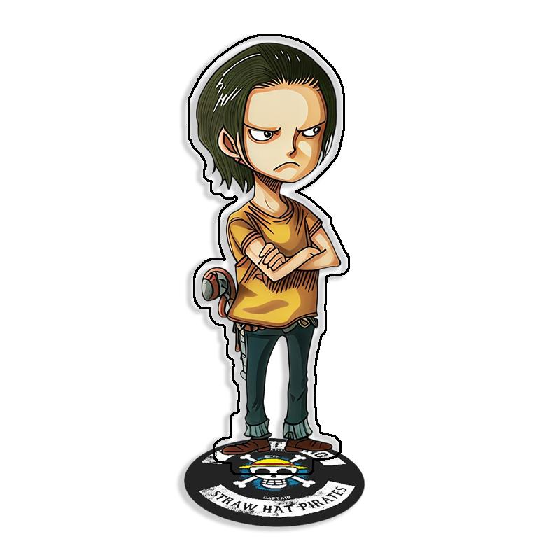 Standing Sign for OPCG OP Buggy Sabo Boa Hancock Smoker Self Made Cartoon Anime Game Desktop Decoration Toy Fans Gift 15cm