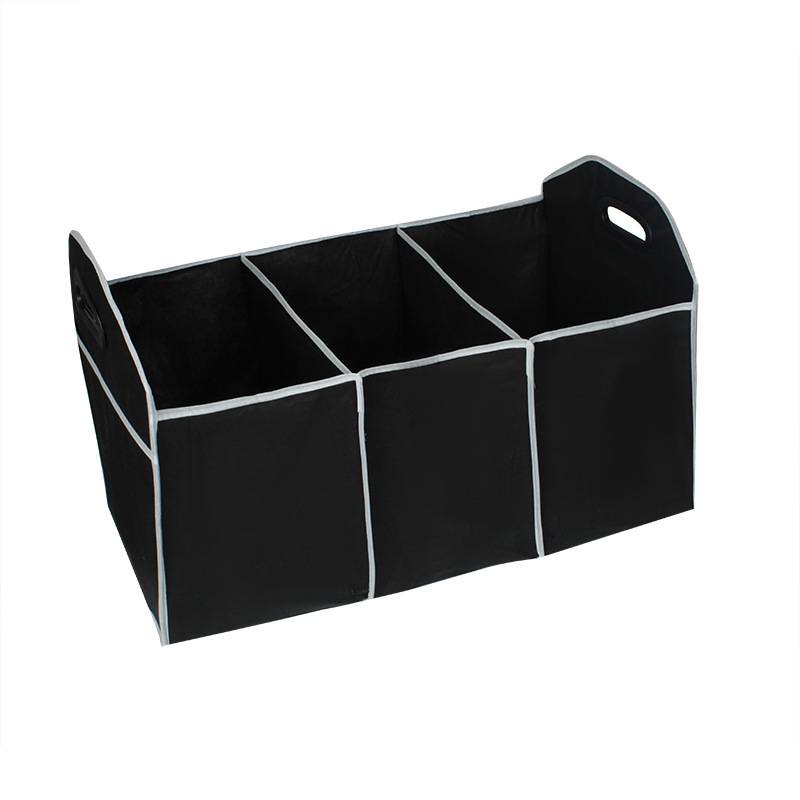 Collapsible Car Trunk Storage Organizer Portable Multi-Compartment Cargo Box With Handles For Suv Truck Auto Interior Storage