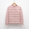 New style down jacket female inner liner thin collarless long sleeve inner wear warm round collar thin light down inner liner