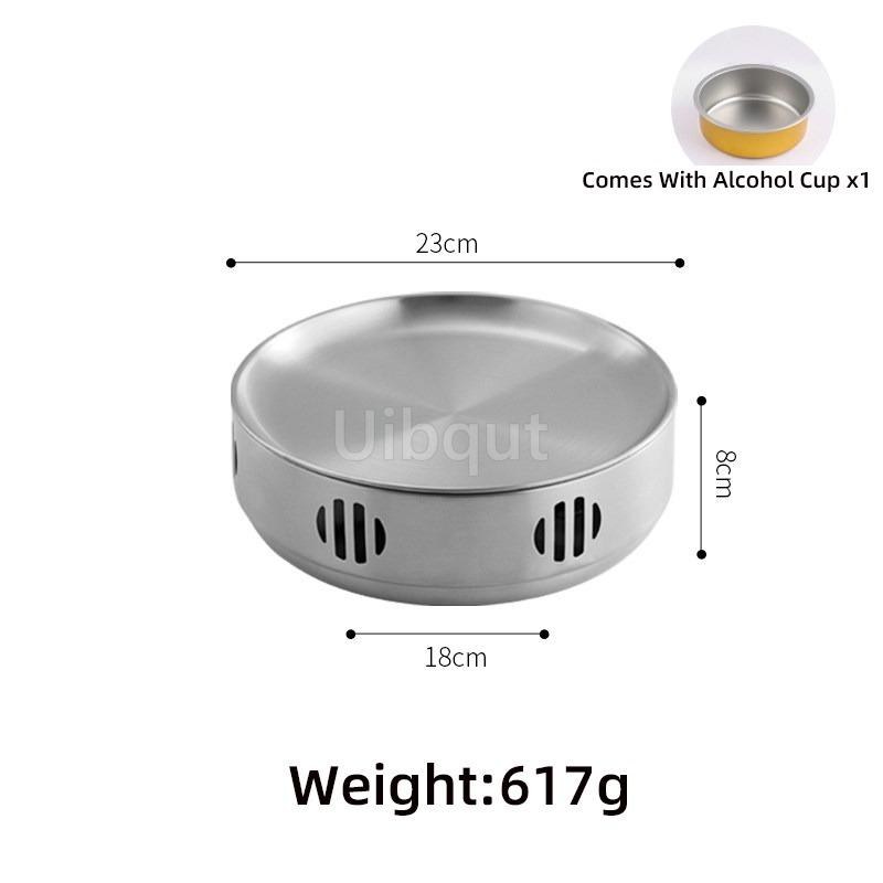 Barbecue Warming Stove Hot Skewer Magic Tool Commercial Dry Pot Stove Non Stick Barbecue Heater Alcohol Candle Heater Roasting