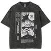Gojo Satoru Mens Anime Jujutsu Kaisen Summer Harajuku TShirt  Cotton Fitness Vintage Street Women Casual Short Sleeve