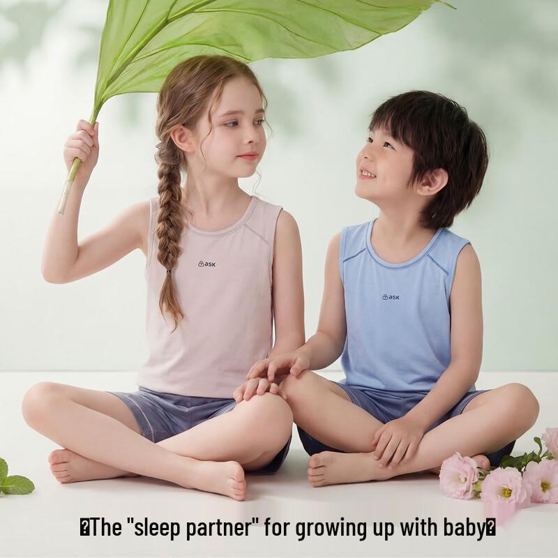 

ASK JUNIOR Комплект пижамы для девочек: майка без рукавов и шорты XXL