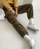 Jikeulib Corduroy String Banding Jogger Pants