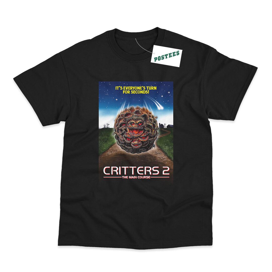 

26 Retro Movie Poster Inspired By Critters 2: The Main Course DTG Printed T-Shirt Unisex T-Shirt XXXXL