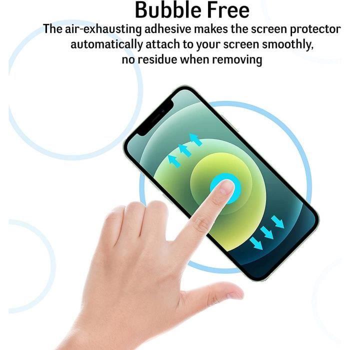 Verre Trempé pour OPPO A52 - E.F.CONNECTION - Pack de 3 - Résistant aux rayures et antichoc