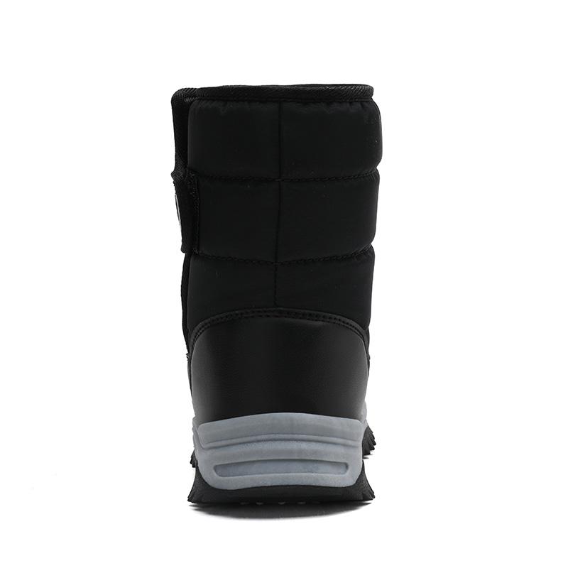 Winter Children's Anti Slip Wear-resistant Velvet Warm Outdoor High Top Cotton Shoes Snow Boots Sports Shoes 26-38