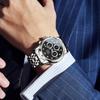 Iqiyi Men S Analog Quartz Waterproof buSineSS Watch Silver StainleSS Band 2889g