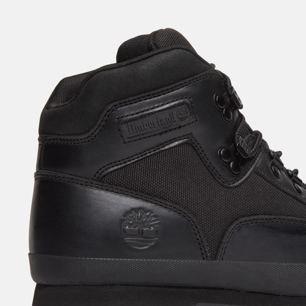 Timberland Euro Hiker Mid Blackout Full Size Men's Boots, Grain, 7.5/25.5cm (TB0A6DYHEL21)