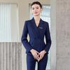 Hochwertiger grauer Damen-Business-Anzug - Büro, Hotelrezeption, Formelle Kleidung