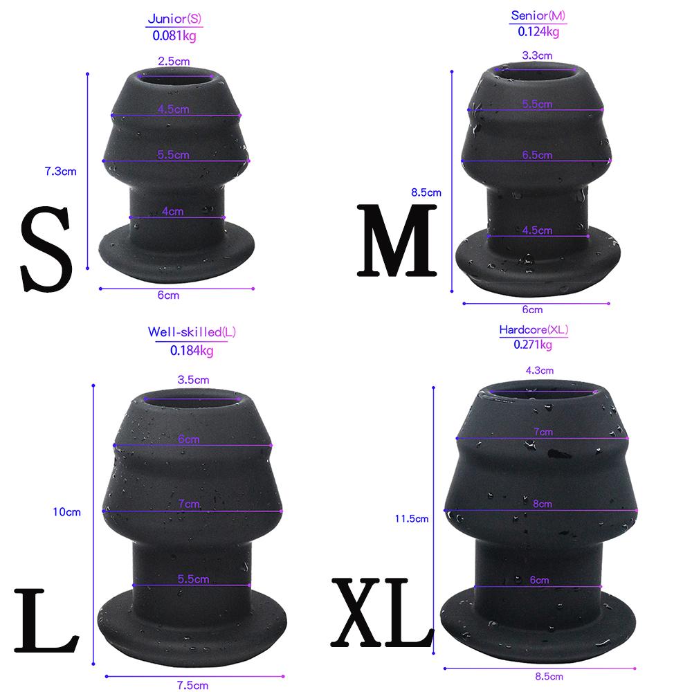 Hollow Anal Plug Sex Toys For Adult Anal Large Butt Plug Huge Prostate Massage For Men Treatment SM Products Anus Speculum