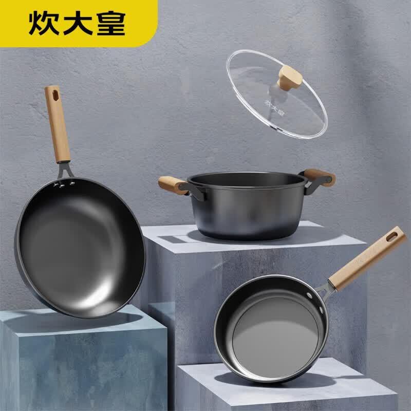COOKER KING Blacksmith Series 3-Piece Cookware Set