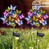 Solar Butterfly Tree IP65 Garden Light Outdoor Decoration Solar Light Garden Lawn Decoration Butterfly Tree Christmas Halloween Gifts