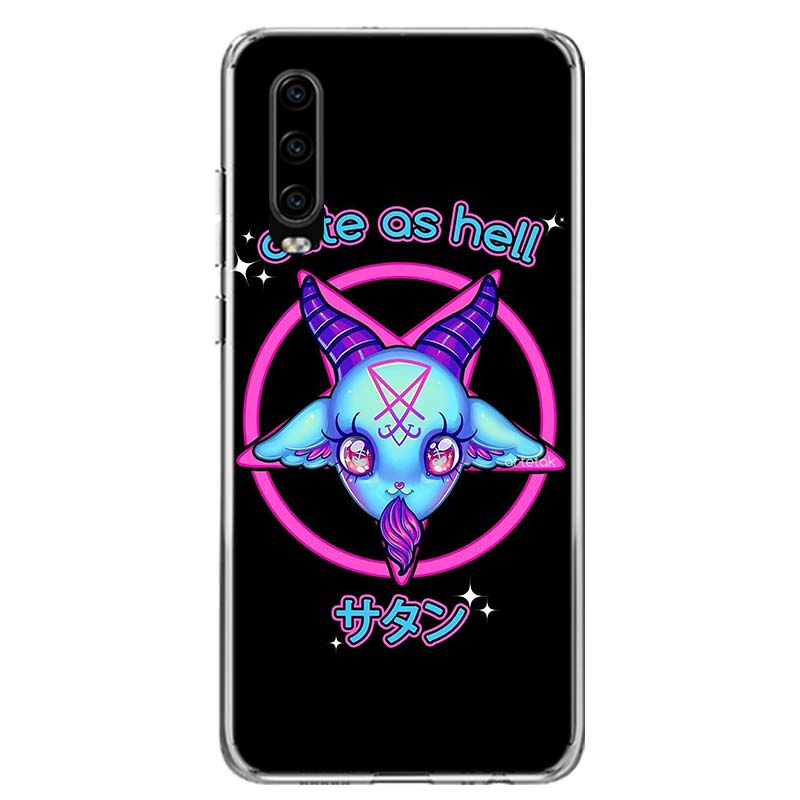 

Милый чехол для телефона Hell Hail Satan Evil для Huawei P30 P20 P10 P40 P50 Pro Mate 20 40 30 10 Lite, популярный подарок Fundas Art Huawei Mate 40 Pro