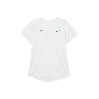 Rafa Challenger Comfortable Fashion Casual Versatile Tennis Shirt Men Tops White Finn-Blue DV2888-101