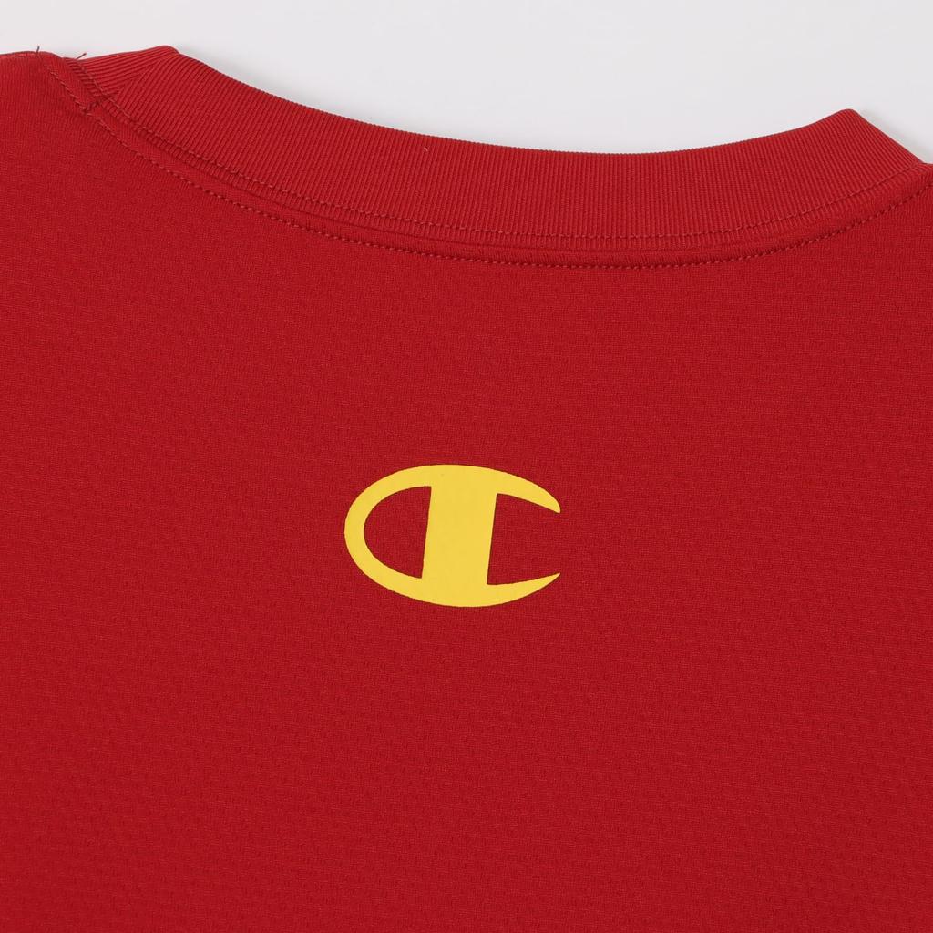 Champion Cardinal Basketball Short Round DRYSAVER Antibacterial and Odor Graphic Logo Men's T-Shirt, Sleeve, Neck, Resistant, Print, C3-ZB350