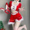 Xianyi New Year Bunny Performance Clothing Female Live Streaming Host Party Christmas Clothing Nightclub Bar Performance Clothing Set S16