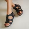 Summer New One Line Belt Versatile Platform Muffin Light Casual Fashion Women's Sandals