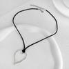 Vintage Runder Hohlanhänger Minimalistische Halskette für Damen Gold Silber Farbe Minimalistischer Schick Vielseitiger Kragen Schmuck