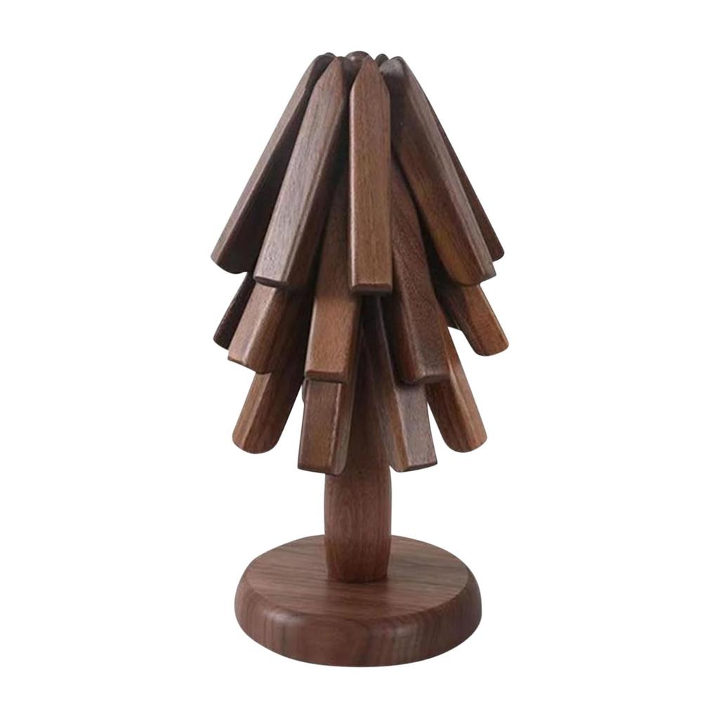 Tree Shape Trivet Set ,Wooden Trivets For Hot Dishes Tree Shape Trivet Set For Teapot Hot Pots