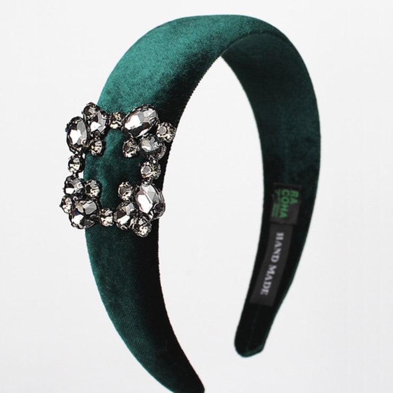 RACOHA Velvet Lovely Crystal Hair Band