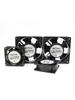 220V AC Small Axial Exhaust Fan with Distribution Box for Industrial Cabinet Cooling (12038 8025)