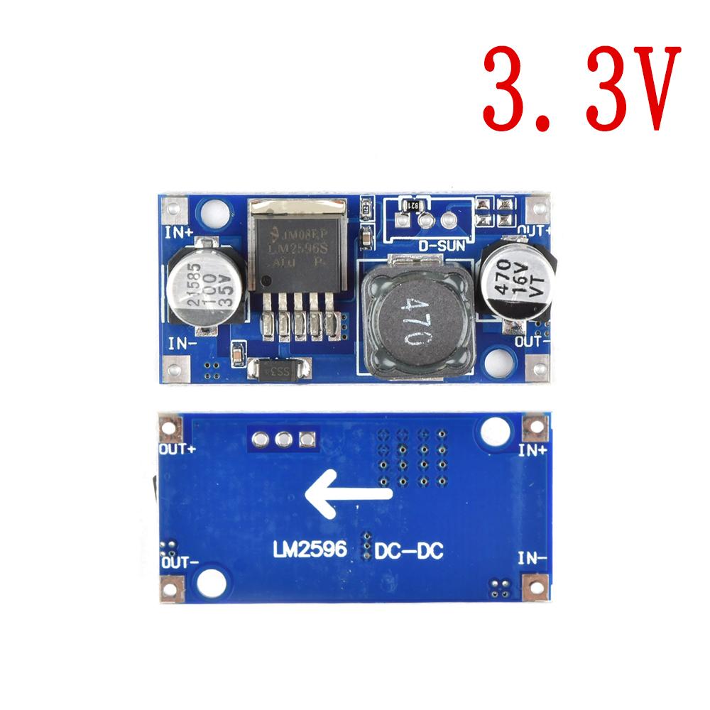 LM2596S DC-DC Step-Down Power Supply Module Voltage Regulator Board 3A fixed 5V 3.3V 12V output Step-Down Module