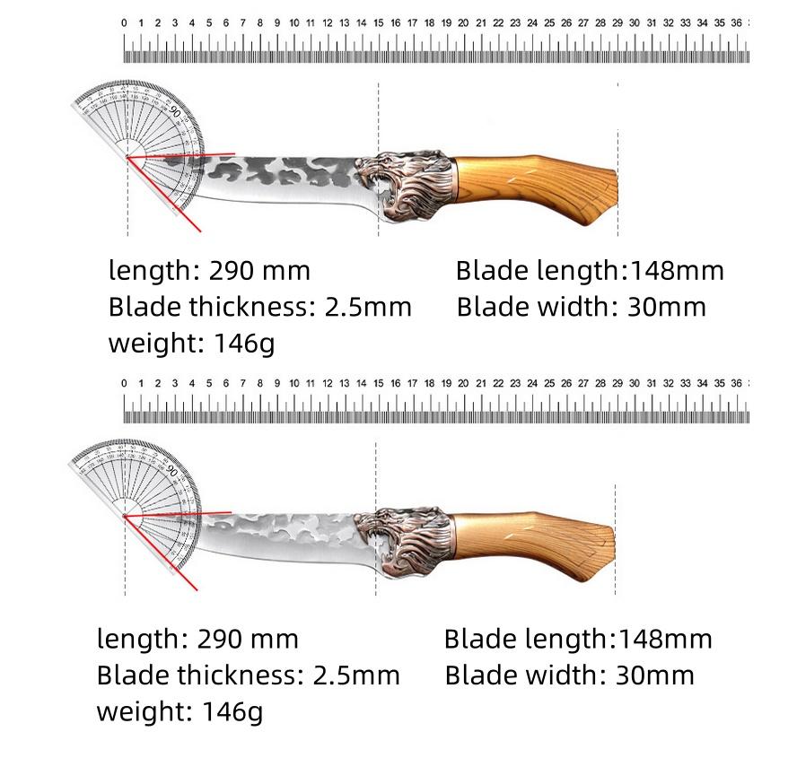 Stainless Steel Bonig Knife Camping Fish Knifes Meat Cleaver Peeling Knife Professional Handmade Forged Kitchen Chef Knives