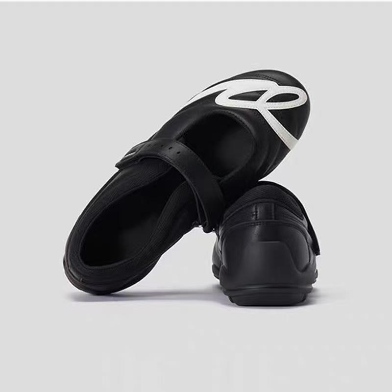 

Туфли Мэри Джейн из атласа с открытым подъемом женские 25 осень новые на мягкой платформе на липучке балетки 40