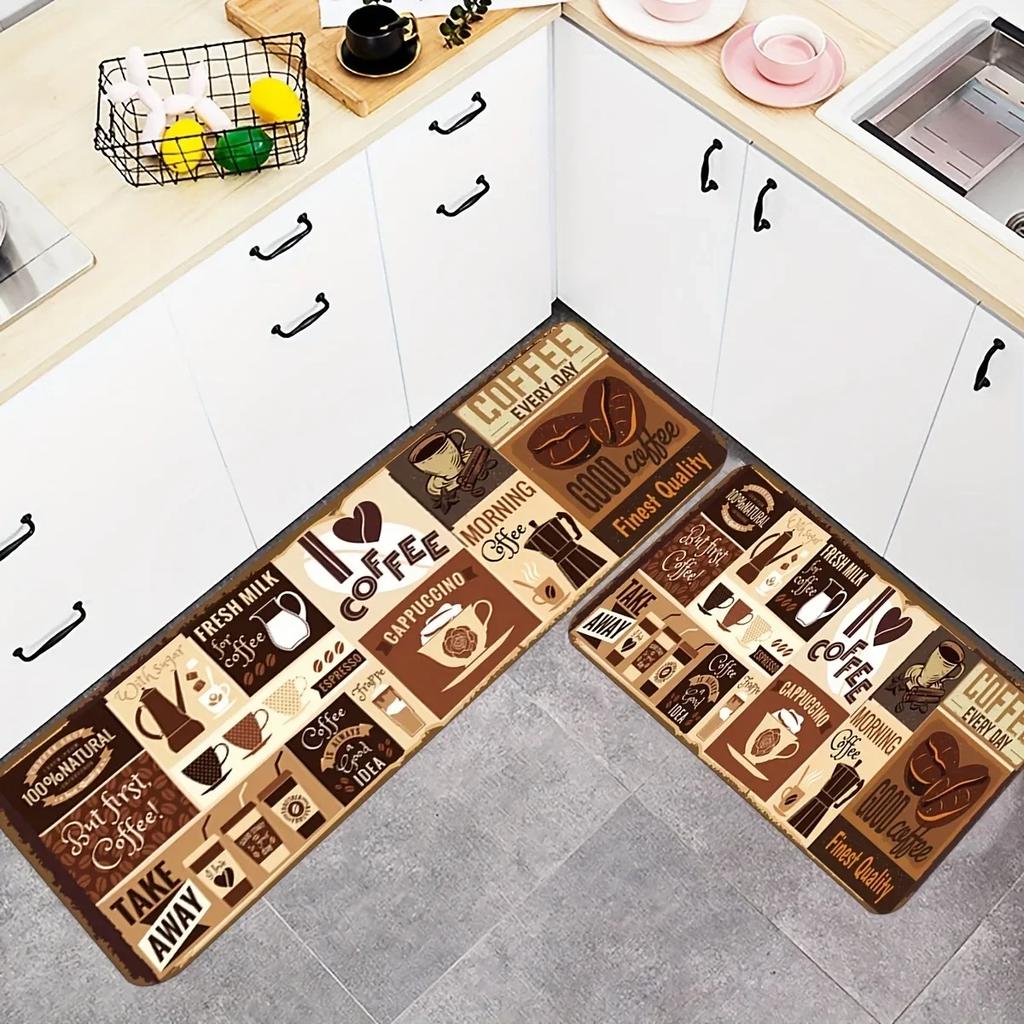 1PC Pumpkin pattern Door Mats Kitchen Rugs Non-Slip Pop arts design Living room Rugs Bath Mat Carpet for Home Sink Laundry Decor