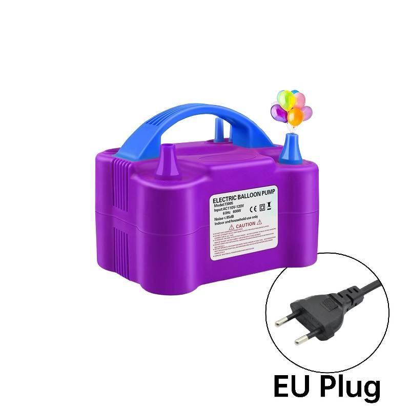 Electric Balloon Inflator Pumps Dual Nozzle Partys Air Blower Supplies Xmas
