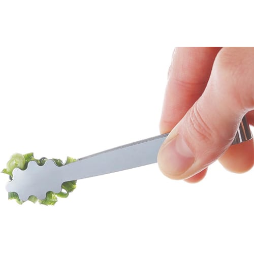 Tanabe Metal T=One Palm Condiment Tongs, Large, 2303, Silver