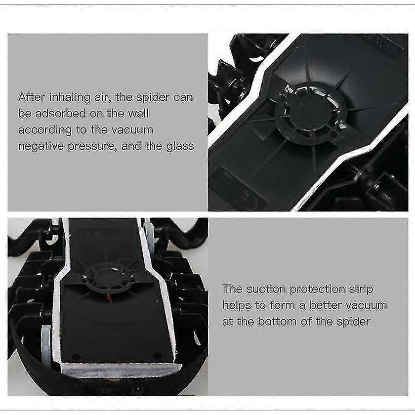 Rc Remote Control Wall Climbing Horrible Big Black Spider Prank Toy Simulation Tricky Toy
