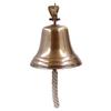 Campana grande de latón de 7 ", campana de trineo, campana de barcos náuticos colgantes montada en la pared para la cena, casa de campo de Navidad, iglesia marítima, casa pirata