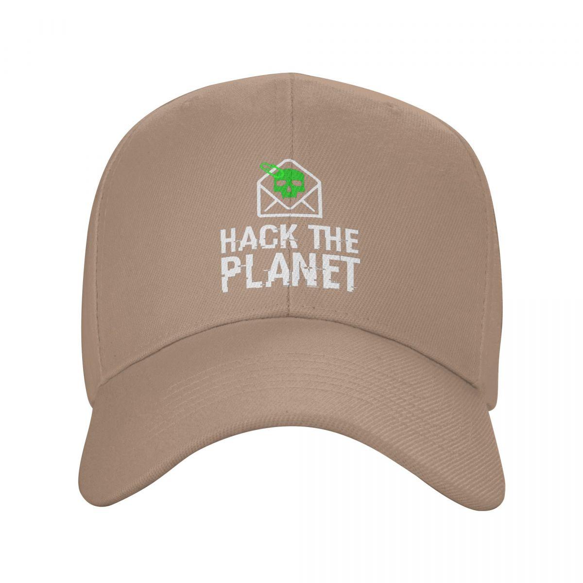 

Hack The Planet Globe Cap Fashion Casual Baseball Caps Adjustable Hat Hip Hop Summer Unisex Baseball Hats One Size