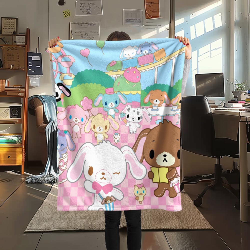 Honey Bonnie Druck Flanelldecke, Hohe Qualität, Bequem für alle Jahreszeiten, Heimdekoration, Wärme und Komfort