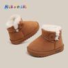 Korean Style Kids' Snow Boots - Warm, Non-Slip, Soft Sole, Plus Velvet, for Boys and Toddlers Ages 1-6
