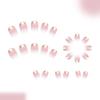 24Pieces French Styles False Nail Glitters White Tip Press On Nail Salon Quality At Home For Wedding Party Daily Use
