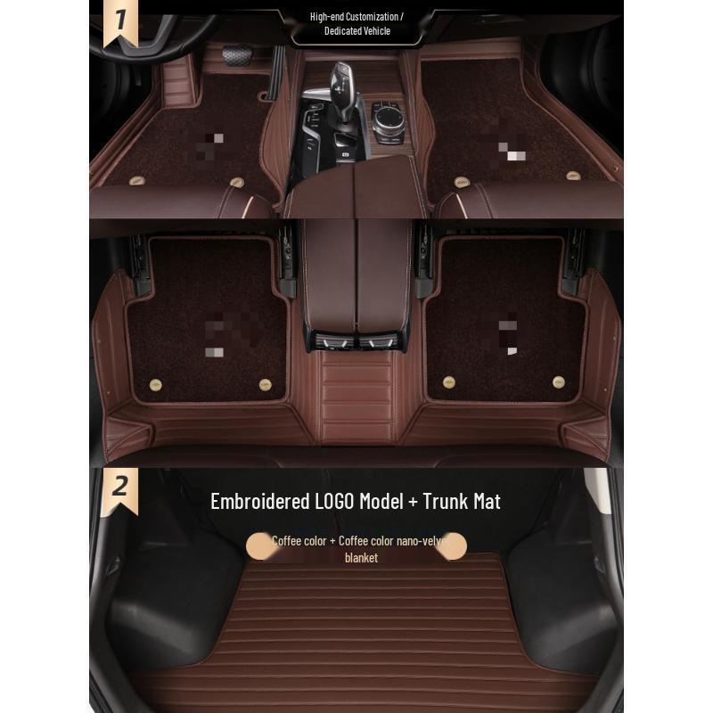 Compatible Floor Mats: Fully Enclosed Carpet Style for Hongqi HS5, H5, H9, HS7, H7, EQM5, EHS3, EHS9