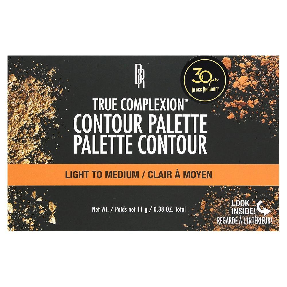 Black Radiance True Complexion Contour Palette, Light Medium, 3 Pieces