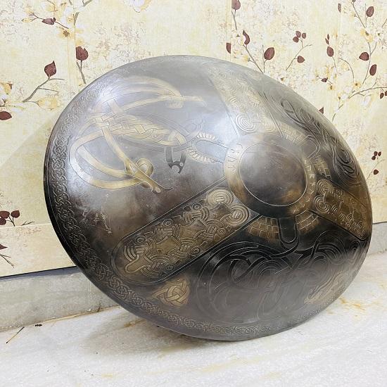 Wonder Women Shield, Iron Cast Shield, Eatching Shield, Larp Medieval Shield