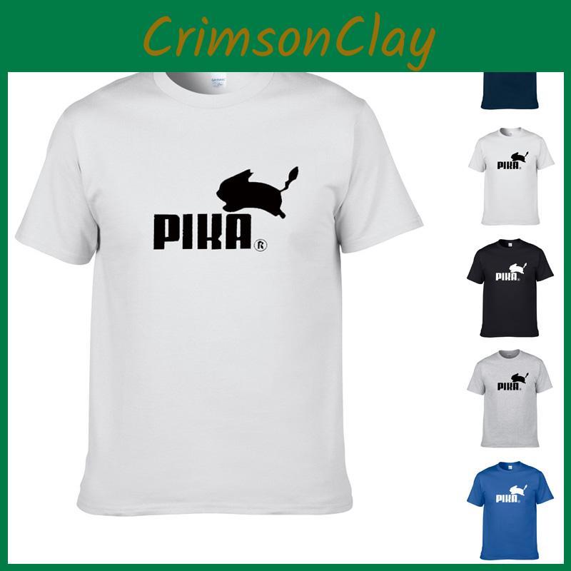 Premium Quality Pokemon Cartoon Pika Pikachu Funny Anime Logo Men Women Multi-color T-shirt
