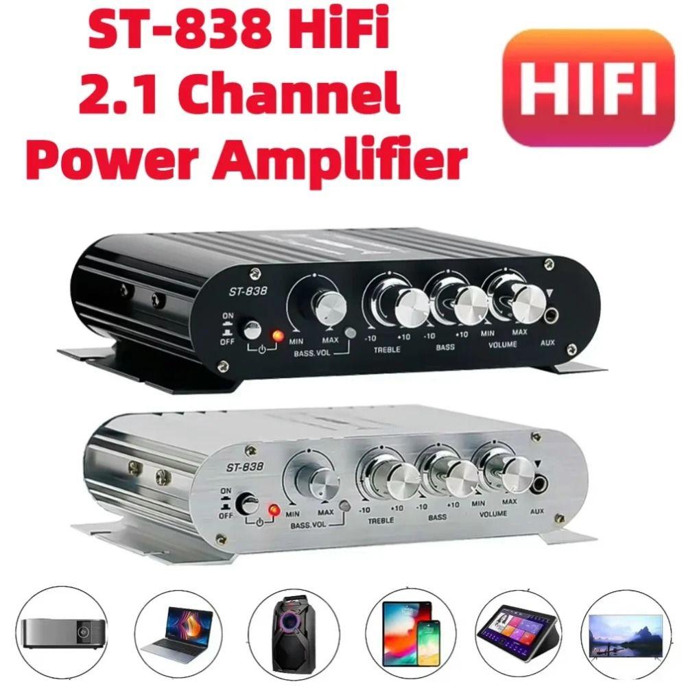 Equalizer Car Stereo Amplifier Subwoofer Crossover Controller Compact Volume Amplifier  Car
