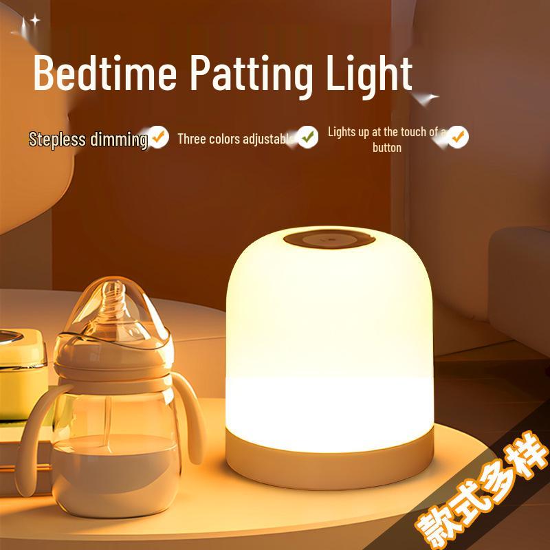 Rechargeable Bedside Night Lamp for Baby Feeding and Eye Protection