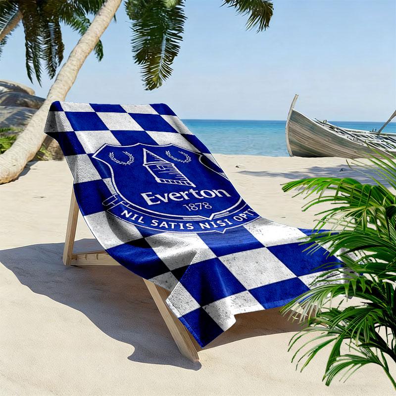 The Blues logo Print Beach Towel, Large Soft Quick Dry Towel for Beach Camping Swimming