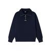 Stu American Style Waffle Print Oversized Long Sleeve Tee Men Winter Casual Wear