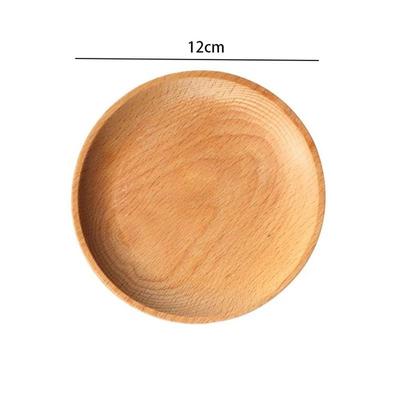 Creative Solid Wood Cartoon Dinner Tray Cute Animal Pattern Children's Rice Plate Odorless Wood Food Dishes Baby