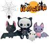 Cute Skeleton Cat Pillow Plush Soft And Cuddly Halloween Animal Toy